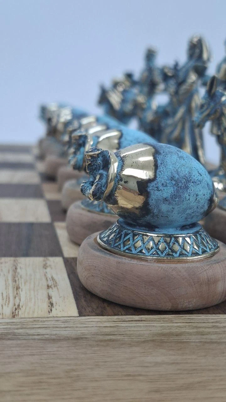 Шахматы «Вино» на подставке из квеври, ხედი 18