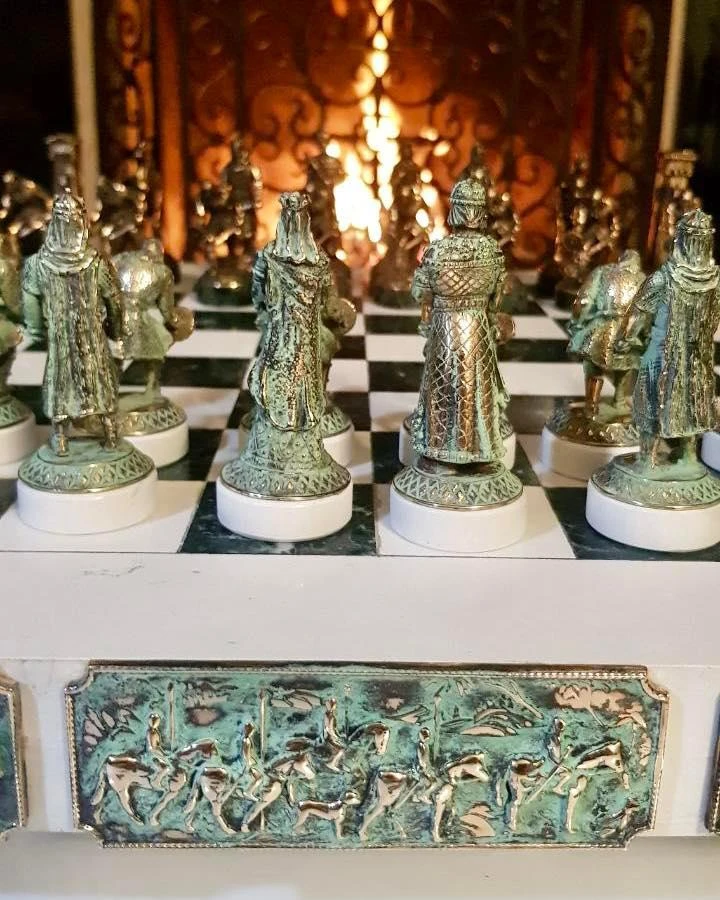 Svan chess on a classic stand, ხედი 4