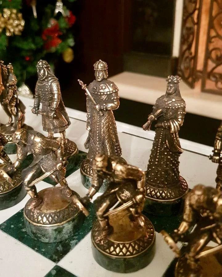 Svan chess on a classic stand, ხედი 9