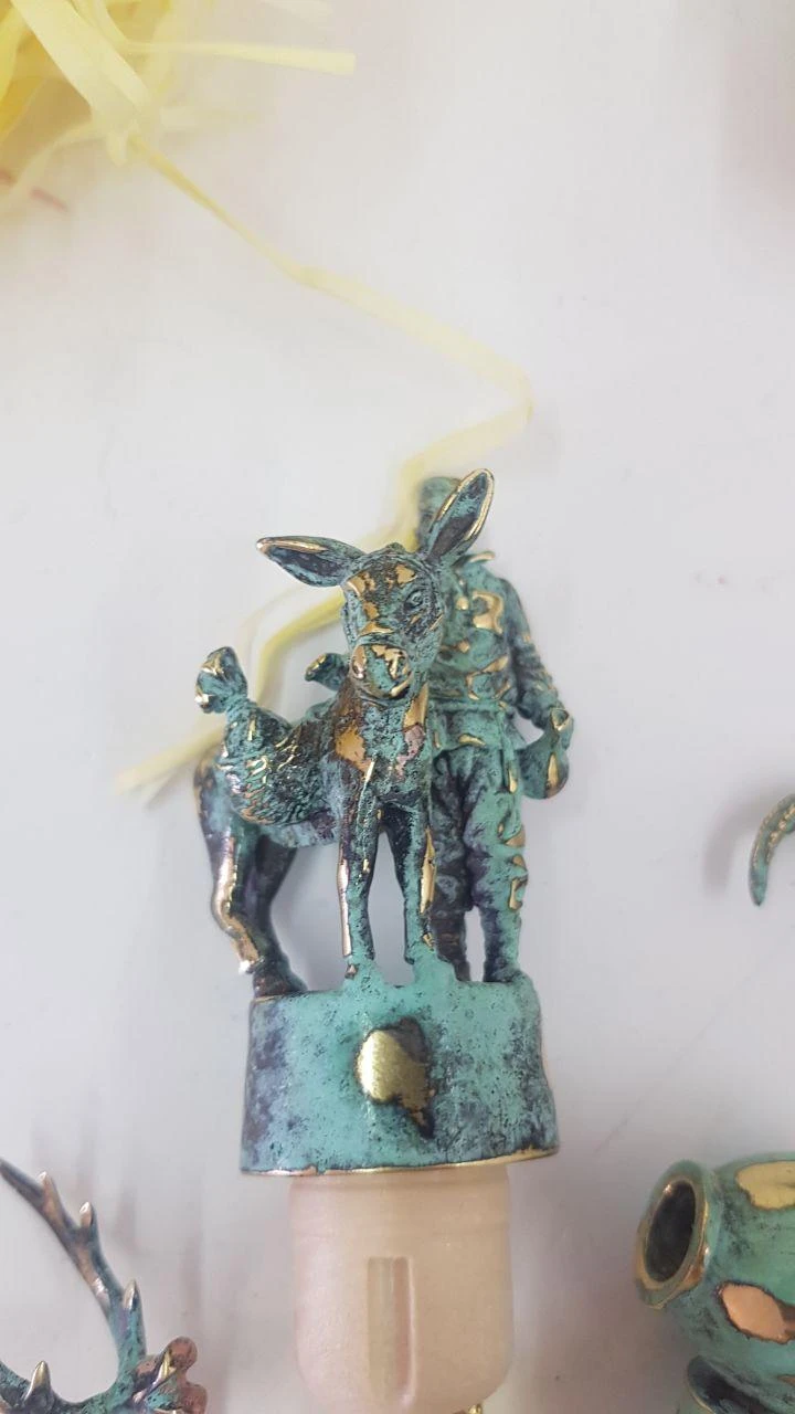 "Kakhetian" and donkey bottle stopper, ხედი 2