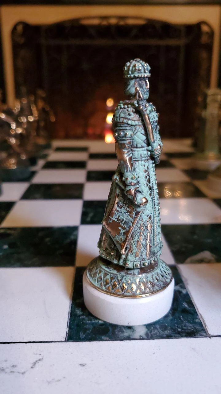 Svan chess on a classic stand, ხედი 21
