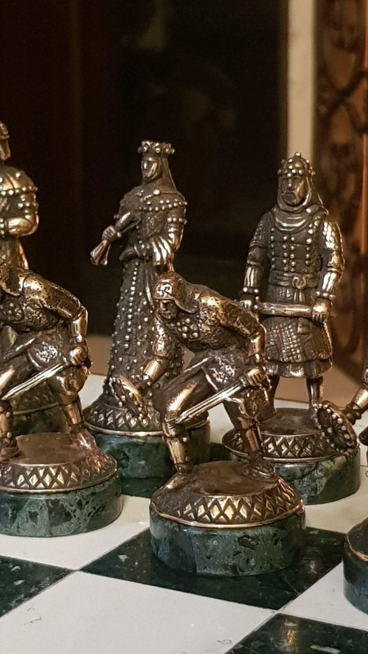 Svan chess on a classic stand, ხედი 16