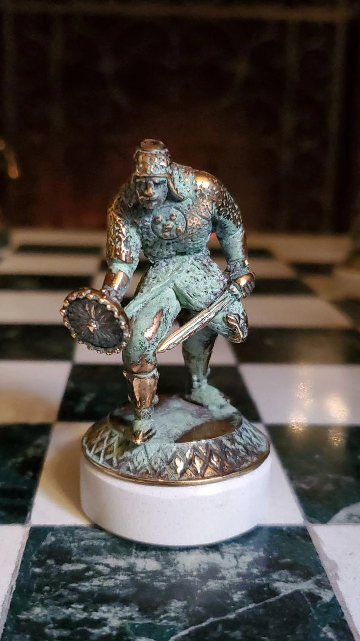 Svan chess on a classic stand, ხედი 19
