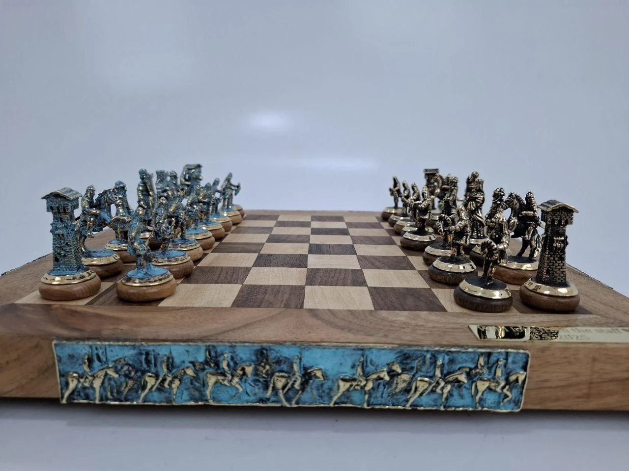 Svan chess on a wooden board, ხედი 6