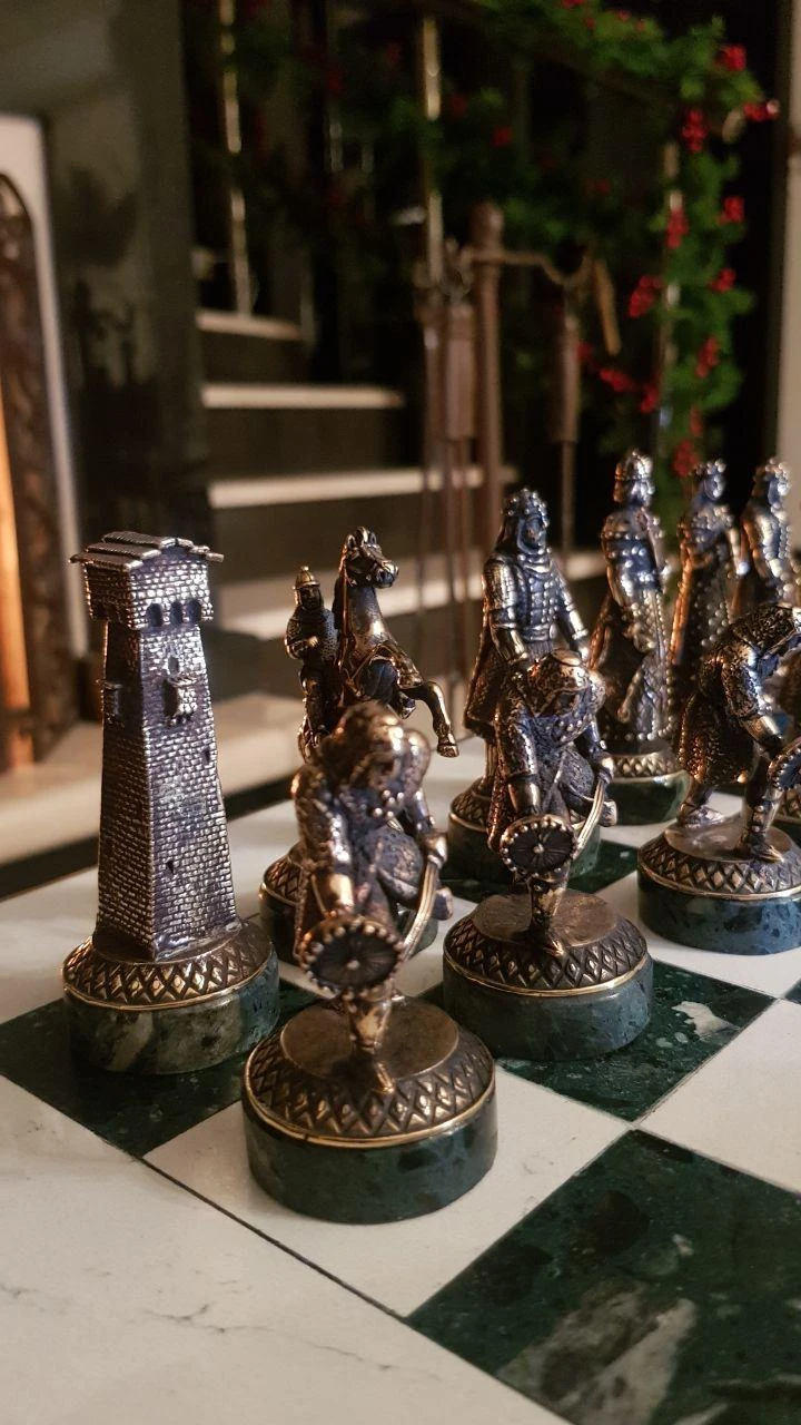 Svan chess on a classic stand, ხედი 14